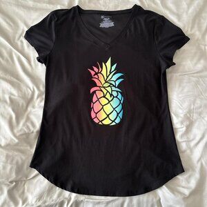 Pineapple No Boundaries Black Tee